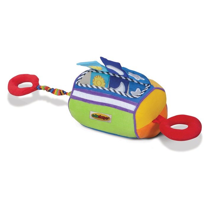 Jucarie interactiva pentru bebelusi Edushape, Functie sonora/vibratie, +6 luni, 15x10x25 cm, Multicolor