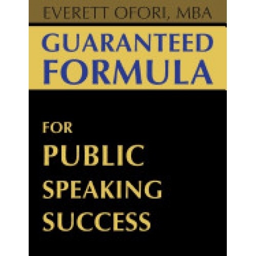 Guaranteed Formula for Public Speaking Success