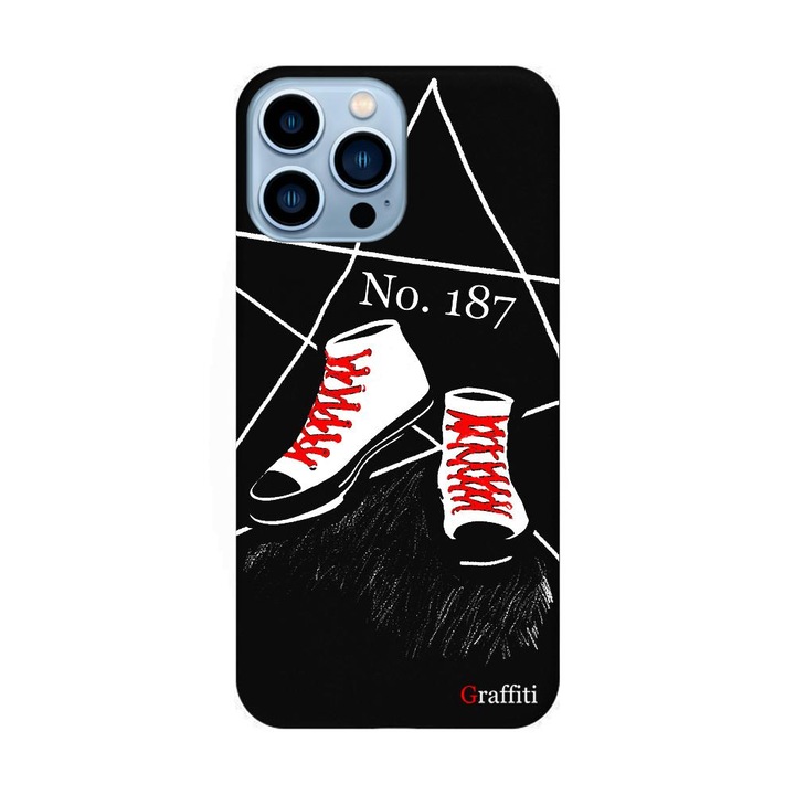 Калъф за телефон iPhone 13 Pro Max - Graffiti No.187 шарен силиконов кейс