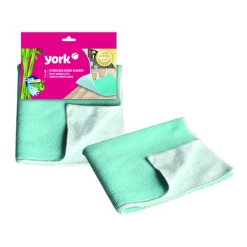 Laveta din microfibra si fibra de bambus,40x40cm York Laveta din microfibra si fibra de bambus,40x40cm York