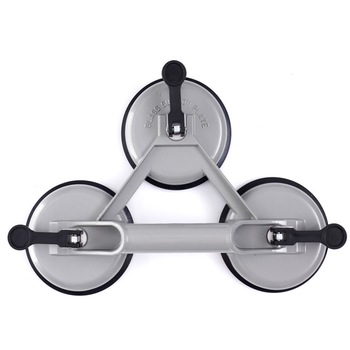 Ventuza tripla pentru manipulat sticla sau geamuri, din aluminiu, greutate maxima 150kg, 3x120mm, Tagred Ventuza tripla pentru manipulat sticla sau geamuri, din aluminiu, greutate maxima 150kg, 3x120mm, Tagred