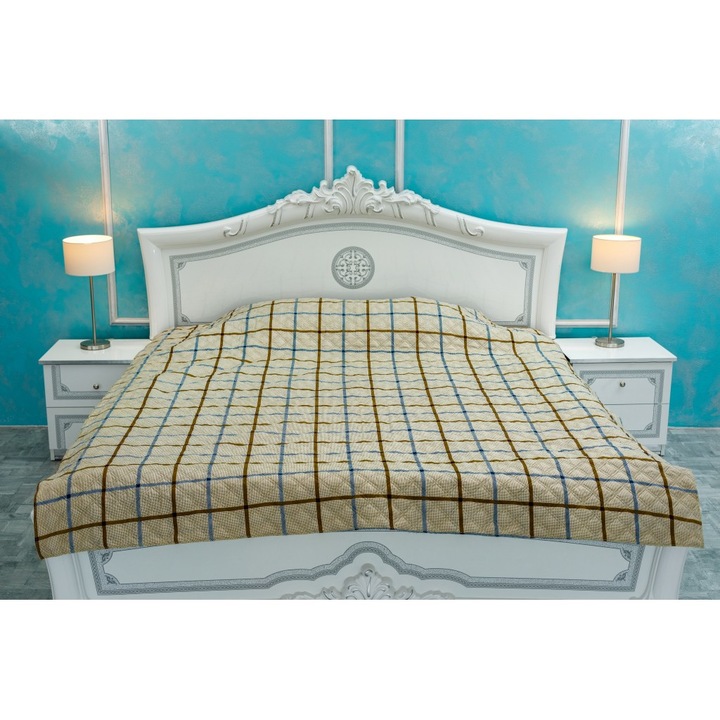 Cuvertura dublu trafic maro, dimensiune 200x220