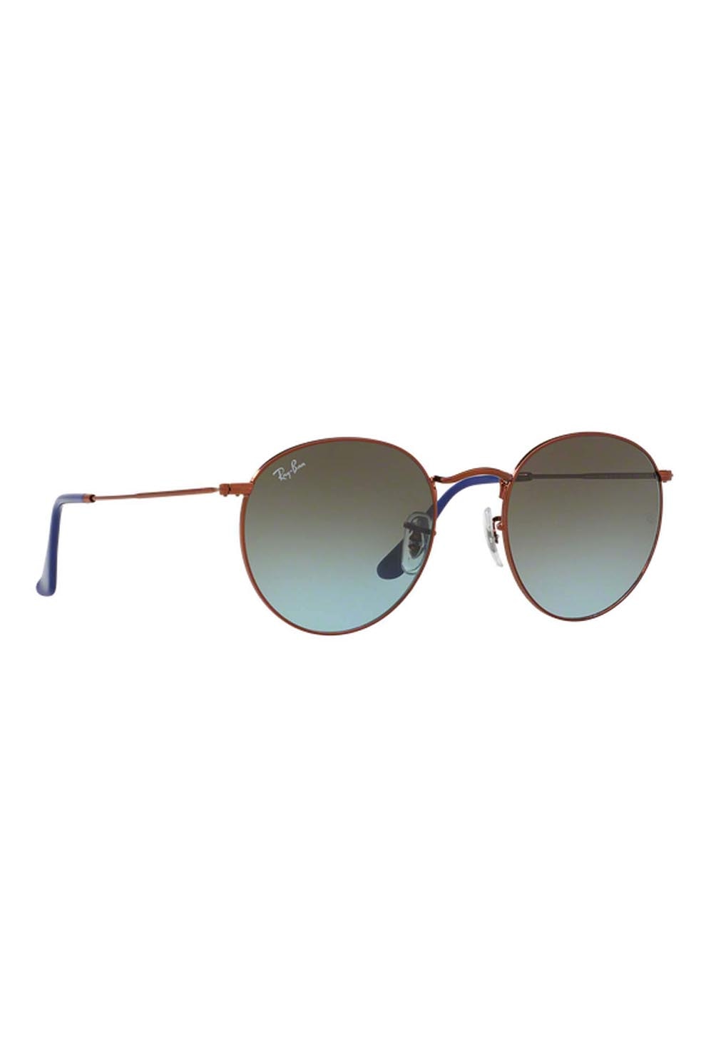 Ochelari de soare barbati, Rayban 3447 900396, Metal, 50-21-145, Maro/Albastru