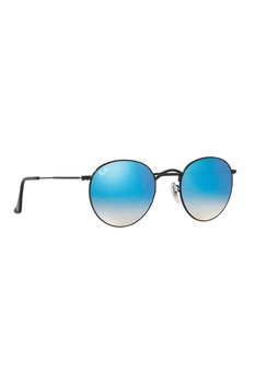 Ochelari de soare barbati, Rayban 3447 002/4o, Metal, 53-21-145, Negru/Albastru Ochelari de soare barbati, Rayban 3447 002/4o, Metal, 53-21-145, Negru/Albastru