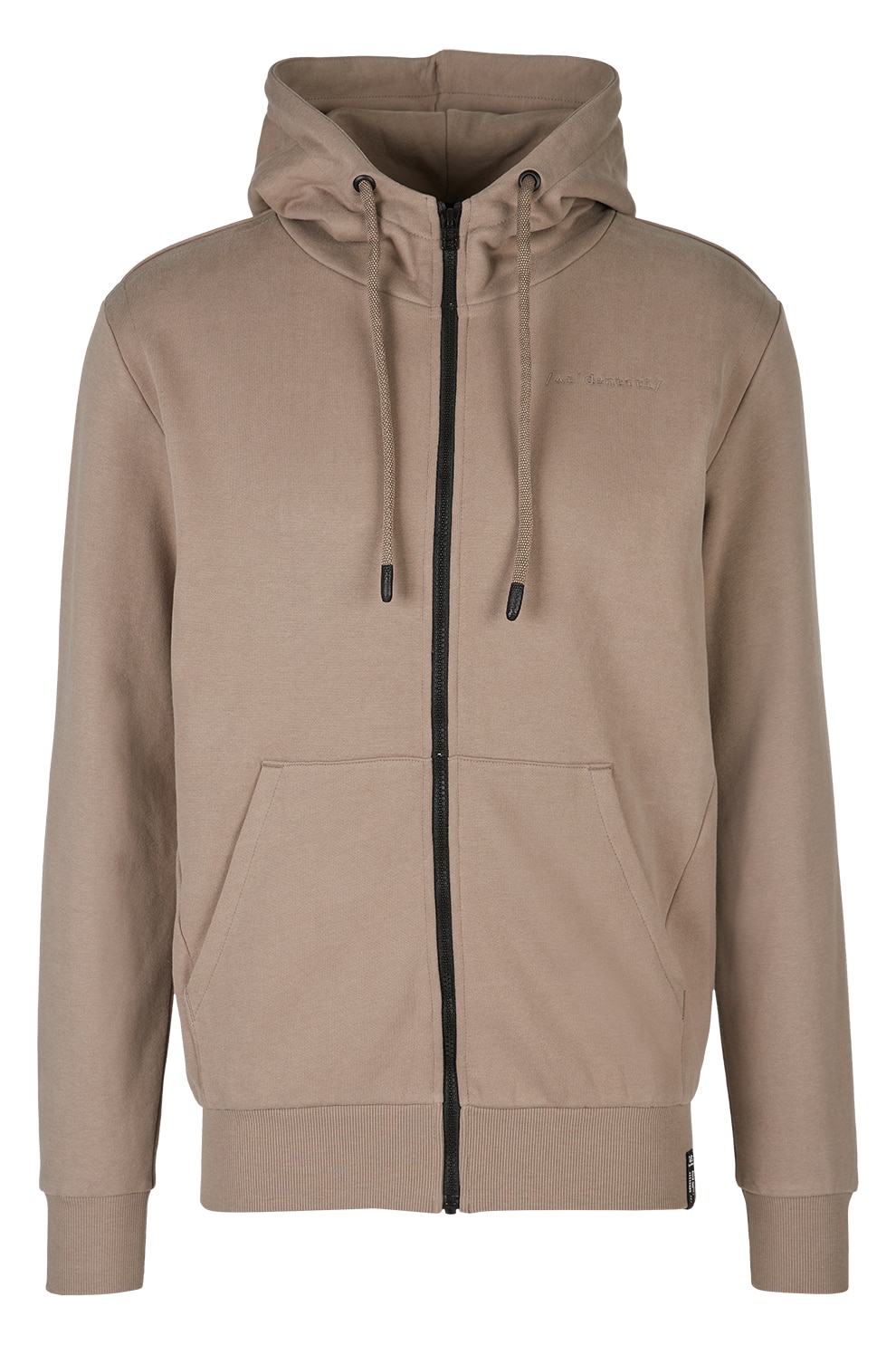 s.Oliver, Hanorac cu fermoar si buzunare laterale, Cafeniu