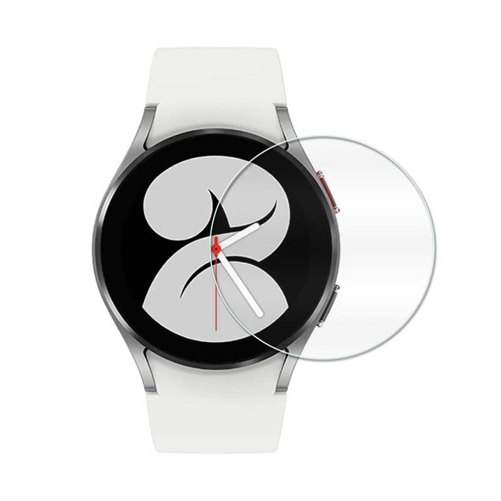 Стъклен протектор Smart Pulse, за смарт часовник Samsung Galaxy Watch 4 SM-R870, R870 - 44 mm, 9H устойчивост, 2.5 D технология, лесен монтаж