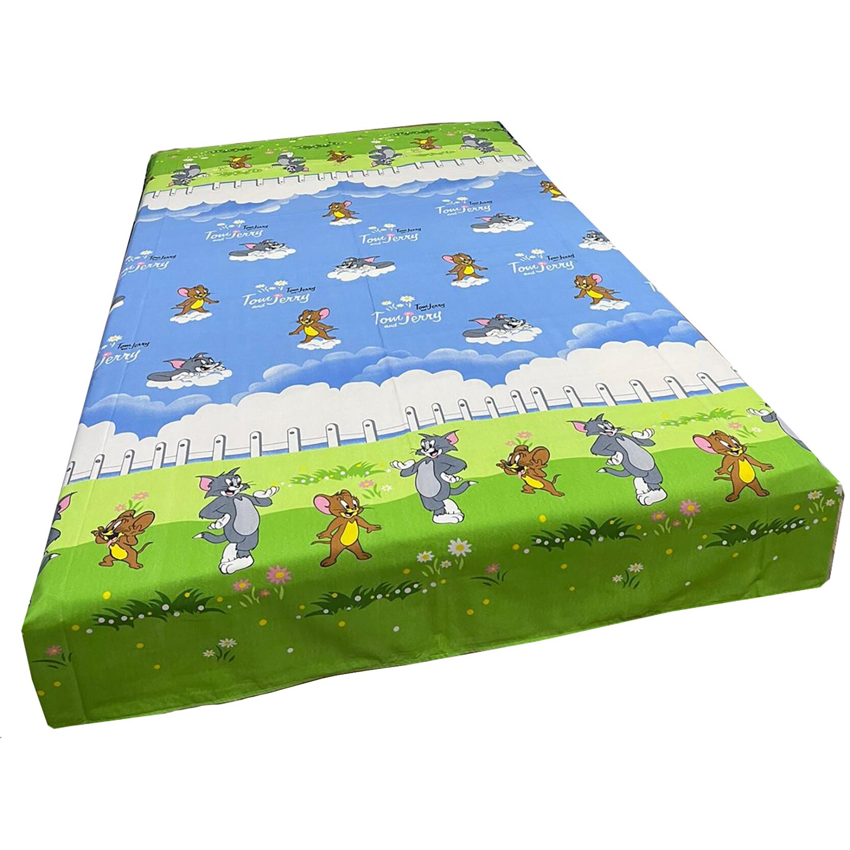 Cearceaf albastru 250x215cm pentru pat dublu, pentru saltea mai mare de 180 cm, 