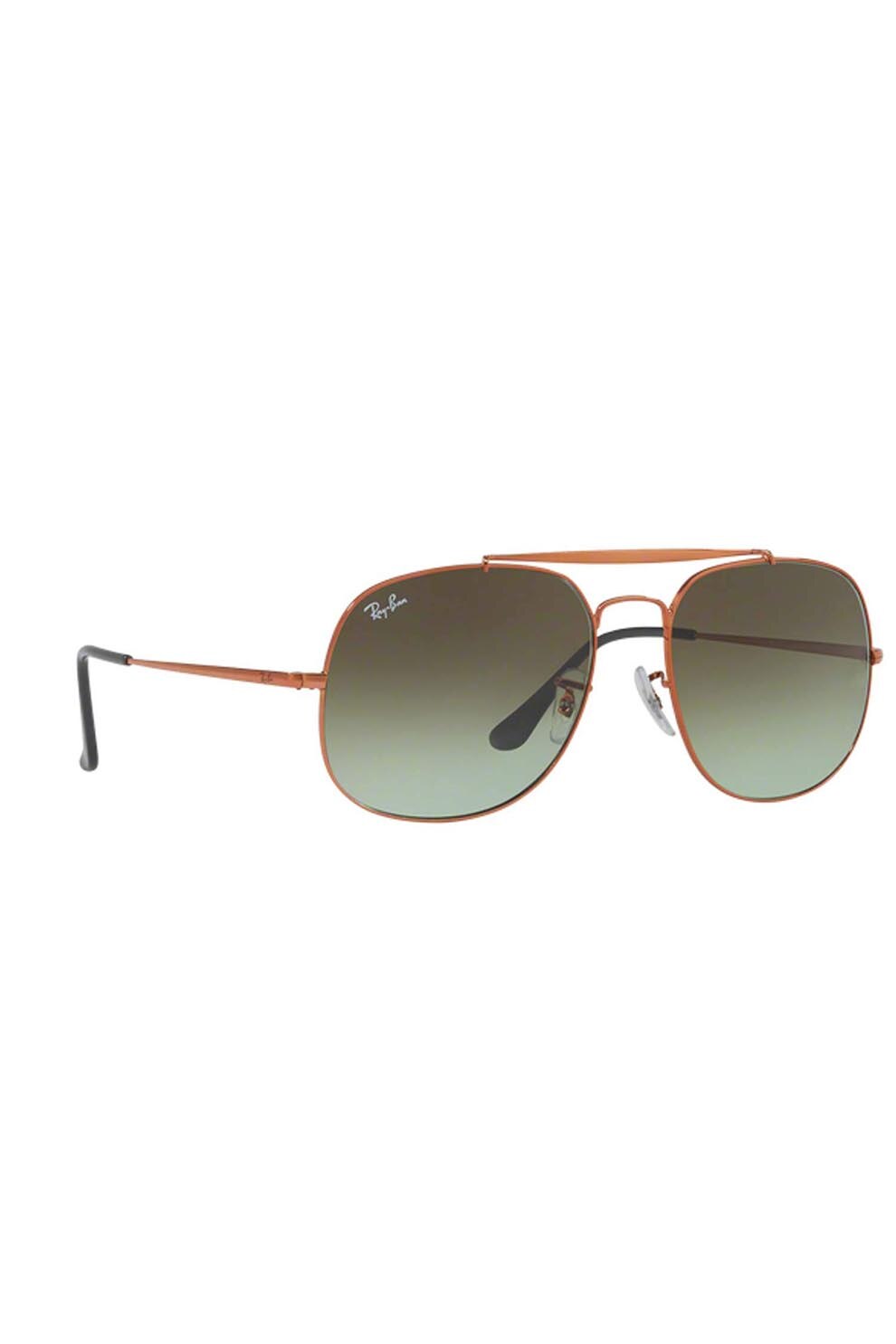 Ochelari de soare barbati, Rayban 3561 9002a6, Metal, 57-17-145, Bronz/Verde