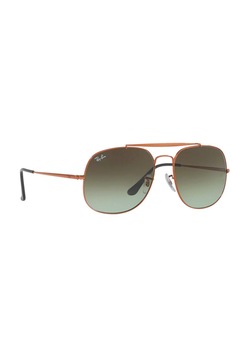 Ochelari de soare barbati, Rayban 3561 9002a6, Metal, 57-17-145, Bronz/Verde Ochelari de soare barbati, Rayban 3561 9002a6, Metal, 57-17-145, Bronz/Verde