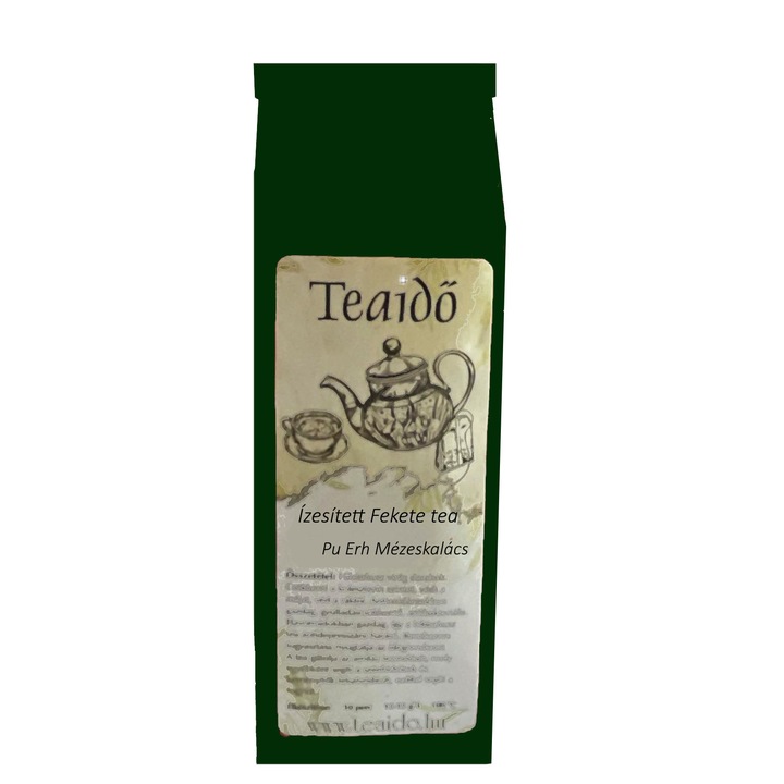 Pu Erh Mézeskalács, ízesített fekete tea 50 g