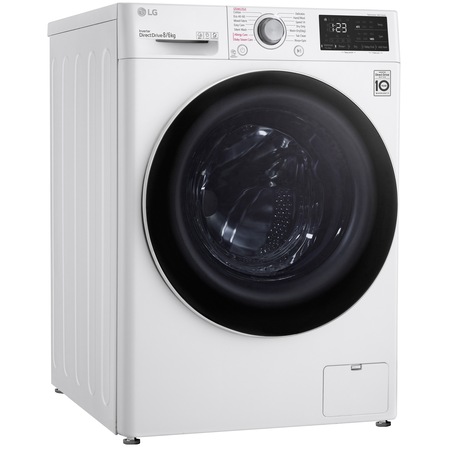 Masina de spalat rufe cu uscator LG F4DV328S0U, 1400 RPM, Spalare 8 kg, Uscare 6 kg, Clasa E, Steam, Alb