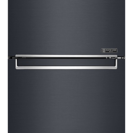 Combina frigorifica LG GBB72MCEGN, 384 l, No frost, Clasa D, Door cooling, H 203 cm, Negru
