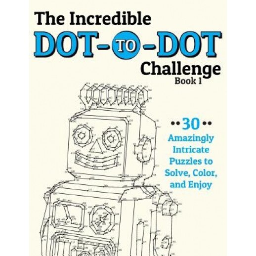 The Incredible Dot-To-Dot Challenge (Book 1): 30 Amazingly Intricate Puzzles to Solve, Color, and Enjoy, H. R. Wallace Publishing (Author)