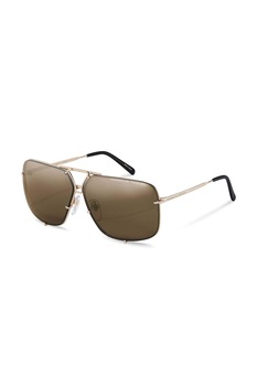 Ochelari de soare cu doua perechi de lentile Porsche Design, P8928 B, Titan, Auriu Ochelari de soare cu doua perechi de lentile Porsche Design, P8928 B, Titan, Auriu