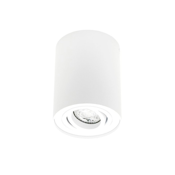 Спот SKAND 1, LED, Повърхностен монтаж, GU10 IP20, Кръгъл, Бял