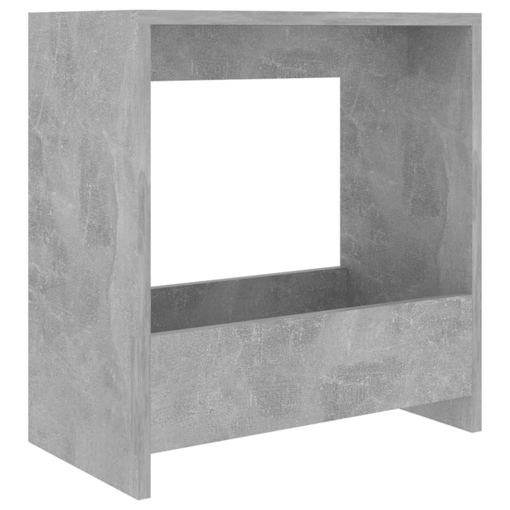 Странична маса vidaXL, Бетонно сива, 50x26x50 см, Инженерно дърво, 7.35 Kg