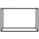 Masa consola, alb, 120x35x75 cm, sticla securizata 322817