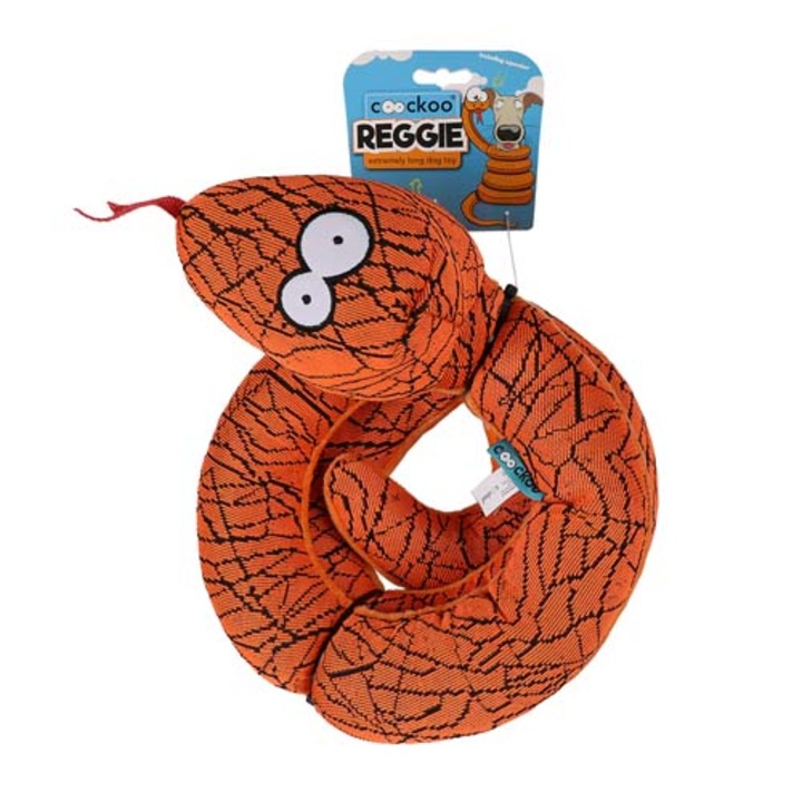 Jucarie caini, Ebi Coockoo Reggie, Panza, 140 x 10 x 10 cm, Oranj