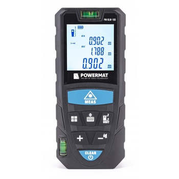 Telemetru laser digital de 100 m PM-DLM-100, Powermat PM1049 Telemetru laser digital de 100 m PM-DLM-100, Powermat PM1049