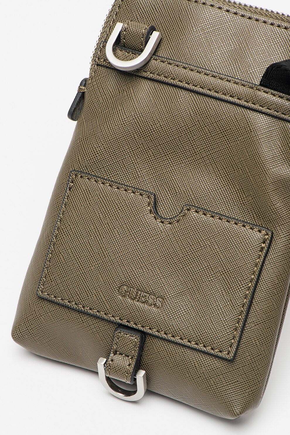 Guess CERTOSA CARD CASE ZIPPER - Geldbörse - Black/schwarz