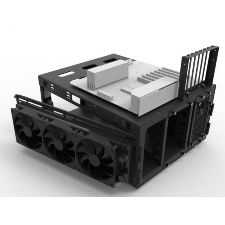 Számítógépház Jonsbo TB01 Benchtable E-ATX Fekete