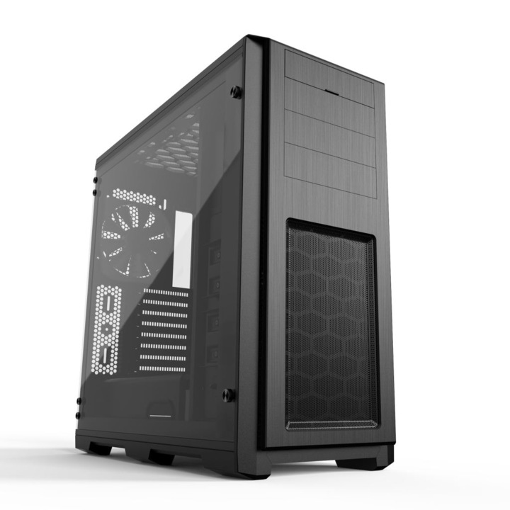 Phanteks Enthoo Pro Tempered Glass táp nélküli ablakos ház fekete (PH-ES614PTG_BK) (PH-ES614PTG_BK)