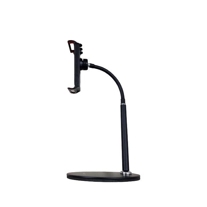 Suport pentru Telefon / Tableta furtun metalic ajustabil, stabil Negru Kaku