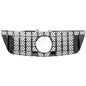 Grila centrala compatibila cu Mercedes ML W164 Facelift (07.2008-2011) GT-R Panamericana Design Negru Lucios Grila centrala compatibila cu Mercedes ML W164 Facelift (07.2008-2011) GT-R Panamericana Design Negru Lucios