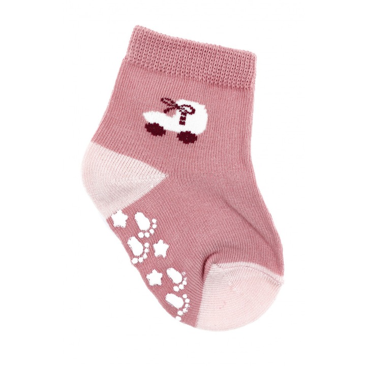 Неплъзгащи се детски чорапи 1, Розово