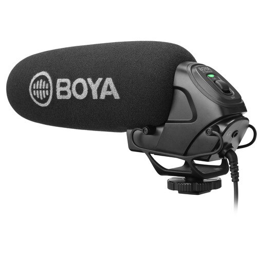 Microfon shotgun Boya BY-BM3030 supercardioid pentru DSLR si camere video