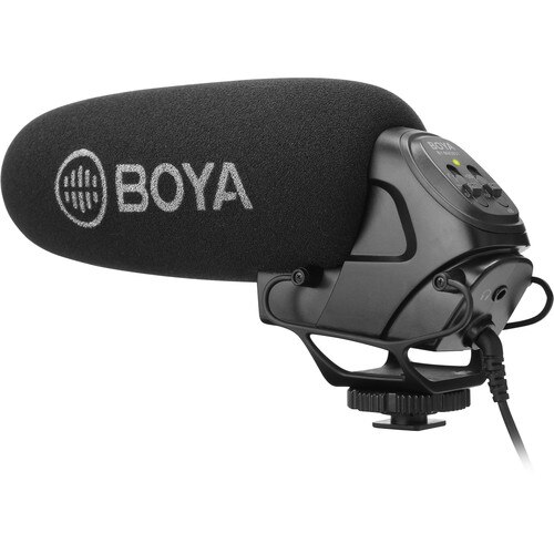 Microfon shotgun Boya BY-BM3031 supercardioid pentru DSLR si camere video