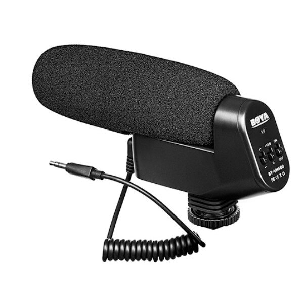 Microfon Shotgun BOYA BY-VM600 condensator Cardioid pentru DSLR si camere video