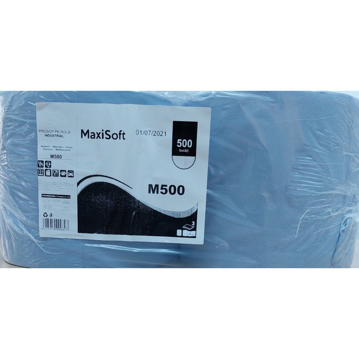 Prosop profesional albastru 2 role x 500 foi, h 22x36, 3 straturi