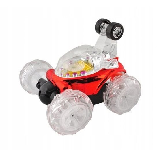 Masinuta pentru acrobatii, Zola®, rotatie 360 , cu telecomanda, lumini , 13x15x13 cm