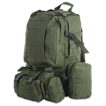 Rucsac militar cu bretele reglabile, verde Rucsac militar cu bretele reglabile, verde