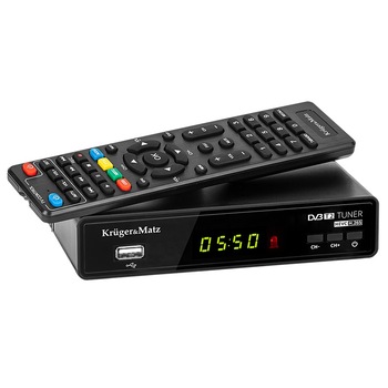 Tuner DVB-T2 H.265 HEVC Kruger&Matz Tuner DVB-T2 H.265 HEVC Kruger&Matz