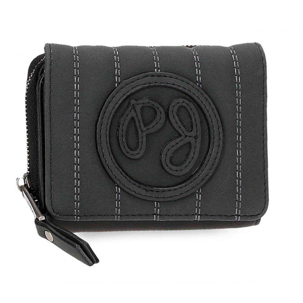 Portofel dama Pepe Jeans Lia, negru, 10x8x3 cm