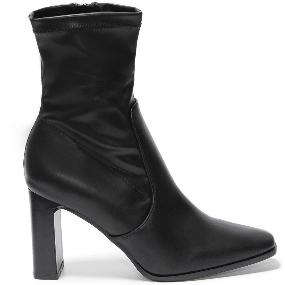 Botine dama Zeta, Negru, Negru