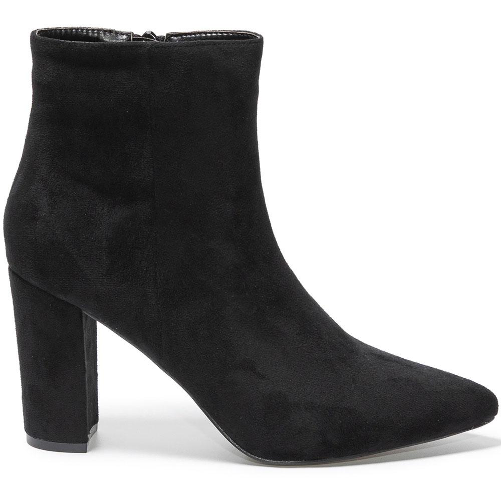 Botine dama Zebina, Negru, Negru