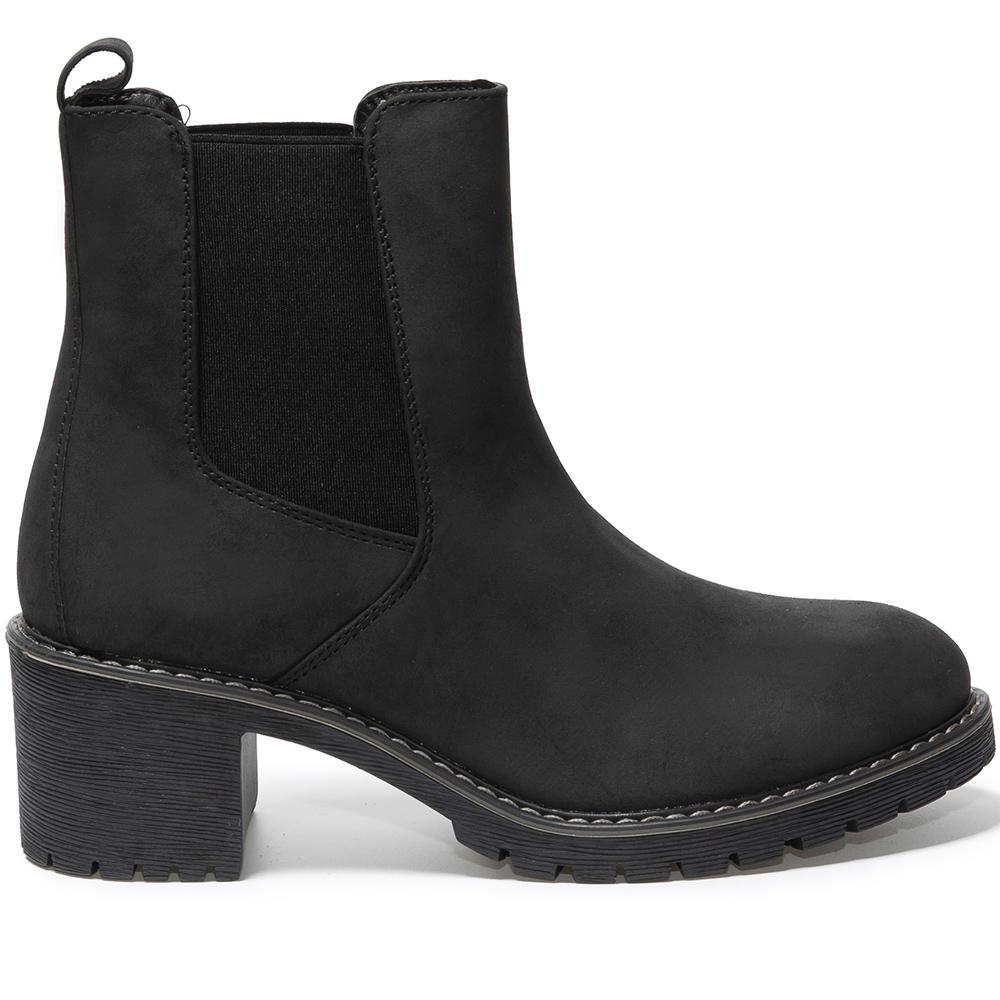 Botine dama Memphis, Negru, Negru