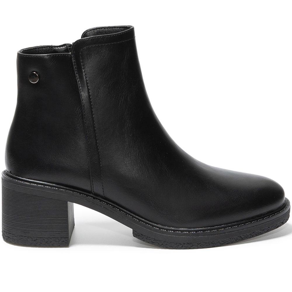 Botine dama Niabi, Negru, Negru