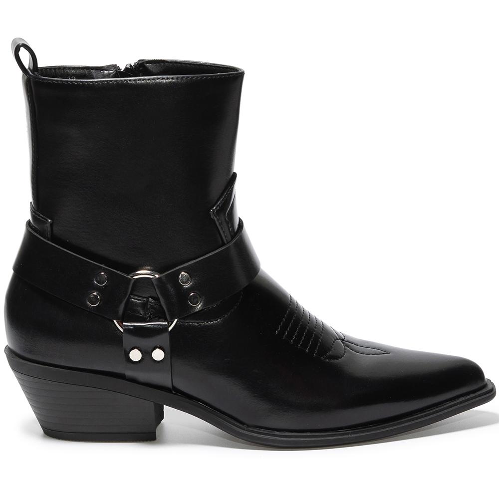Botine dama Nona, Negru, Negru