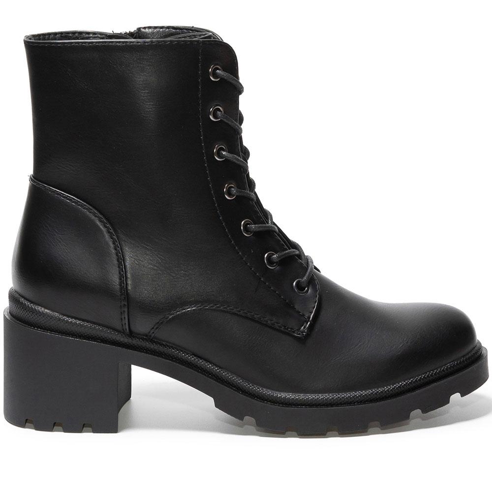 Botine dama Krishna, Negru, Negru