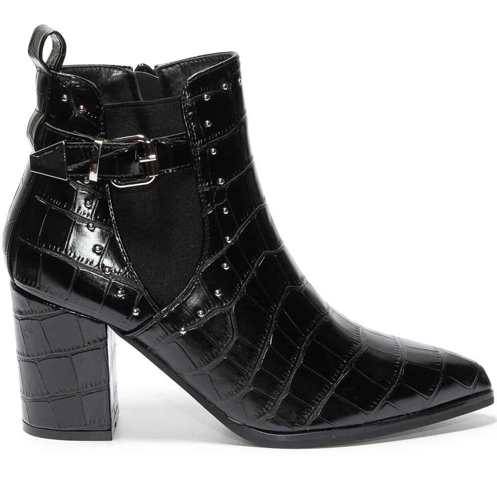 Botine dama Klava, Negru - 38
