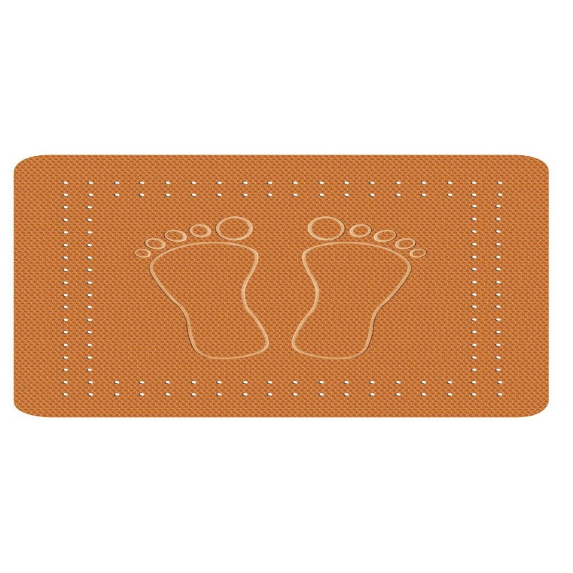 Covoras baie Deco, portocaliu, dimensiuni 36 x 72 cm