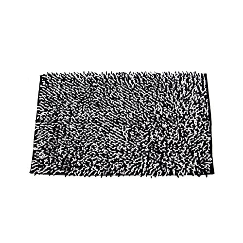 Covoras baie Deco, culoare negru, dimensiune 55 x 90 cm