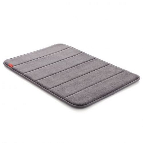 Covoras baie Deco, culoare gri, dimensiune 40 x 60 cm