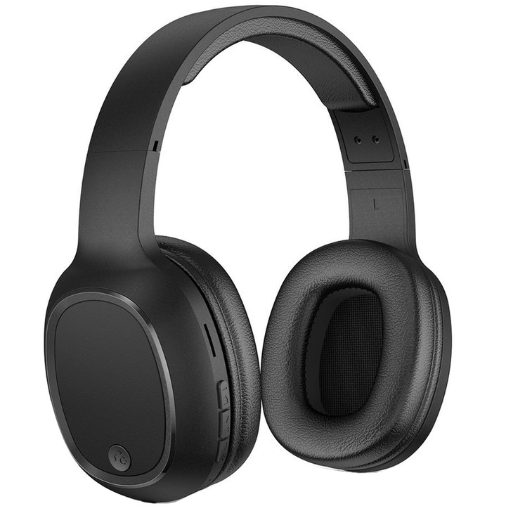 Over-ear аудио слушалки NYTRO WK-M8, Bluetooth 5.0, AUX 3.5 mm, 40 mm, бас, микрофон, черни