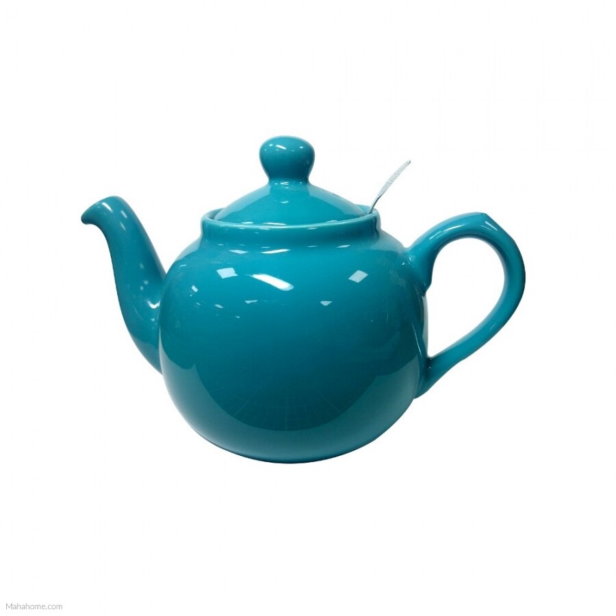 Ceainic - London Pottery Globe Farmhouse- Aqua, Turcoaz, Ceramica, 500 ml