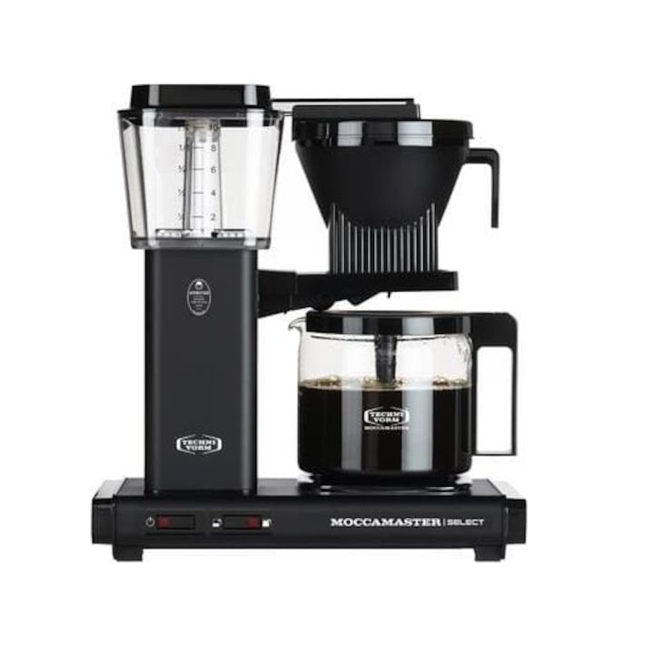 Cafetiera Moccamaster KBG 741 Select Matt, 1520 W, 1.25 l, 10 cesti, Negru